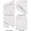 imageCOOFANDY Mens Casual Sweatpants Open Bottom Lounge Pants Drawstring Sweat Pants Joggers with PocketsWhite