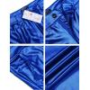 imageCOOFANDY Mens Metallic Shiny Pants Night Club Pants 70s 80s 90s Disco Pant Party Dance Straight Leg TrousersBlue
