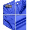 imageCOOFANDY Mens Metallic Shiny Pants Night Club Pants 70s 80s 90s Disco Pant Party Dance Straight Leg TrousersLuxurious Blue