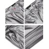 imageCOOFANDY Mens Metallic Shiny Pants Night Club Pants 70s 80s 90s Disco Pant Party Dance Straight Leg TrousersLuxurious Gunmetal