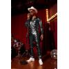 imageCOOFANDY Mens Metallic Shiny Pants Night Club Pants 70s 80s 90s Disco Pant Party Dance Straight Leg TrousersMature Black