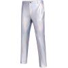imageCOOFANDY Mens Metallic Shiny Pants Night Club Pants 70s 80s 90s Disco Pant Party Dance Straight Leg TrousersMulticolor