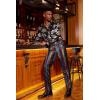 imageCOOFANDY Mens Metallic Shiny Pants Night Club Pants 70s 80s 90s Disco Pant Party Dance Straight Leg TrousersMulticolour Sequin