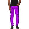 imageCOOFANDY Mens Metallic Shiny Pants Night Club Pants 70s 80s 90s Disco Pant Party Dance Straight Leg TrousersLuxurious Purple