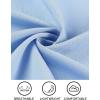 imageCOOFANDY Mens Button Down Shirts Lightweight Breathable Short Sleeve Shirt Summer Beach TopLight Blue