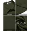 imageCOOFANDY Shirts for Men Short Sleeve Button Down Shirt Casual Summer Beach ShirtsArmy Green