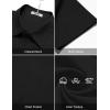 imageCOOFANDY Shirts for Men Short Sleeve Button Down Shirt Casual Summer Beach ShirtsBlack
