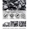 imageCOOFANDY Mens Hawaiian Shirt Short Sleeve Floral Button Down Shirts Tropical Vacation Beach Shirts with PocketBlack  White Flower