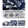 imageCOOFANDY Mens Hawaiian Shirt Short Sleeve Floral Button Down Shirts Tropical Vacation Beach Shirts with PocketNavy  White Flower