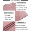 imageCOOFANDY Mens Knit Button Down Shirt Short Sleeve Summer Casual Shirts Vintage Beach Vacation ShirtsPink