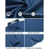 imageCOOFANDY Mens Long Sleeve Casual Button Down Shirts Untucked Shirts for Men Regular Fit Dress ShirtDenim Blue