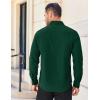imageCOOFANDY Mens Long Sleeve Casual Button Down Shirts Untucked Shirts for Men Regular Fit Dress ShirtEvergreen