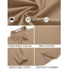 imageCOOFANDY Mens Long Sleeve Casual Button Down Shirts Untucked Shirts for Men Regular Fit Dress ShirtKhaki