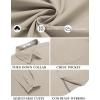 imageCOOFANDY Mens Long Sleeve Casual Button Down Shirts Untucked Shirts for Men Regular Fit Dress ShirtLight Khaki