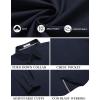 imageCOOFANDY Mens Long Sleeve Casual Button Down Shirts Untucked Shirts for Men Regular Fit Dress ShirtNavy Blue