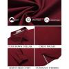 imageCOOFANDY Mens Long Sleeve Casual Button Down Shirts Untucked Shirts for Men Regular Fit Dress ShirtWine Red