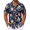 Navy-pink Flowers