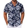 Navy-white Flowers