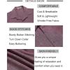 imageCOOFANDY Mens Button Down Shirt Short Sleeve Casual Shirts Beach Summer Linen Shirts Wedding Vacation ShirtWine Red