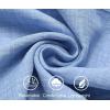 imageCOOFANDY Mens Casual Button Down Shirts Short Sleeve Textured Summer Beach ShirtClear Blue