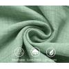 imageCOOFANDY Mens Casual Button Down Shirts Short Sleeve Textured Summer Beach ShirtMint Green