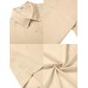 imageCOOFANDY Mens Casual Button Down Short Sleeve Shirts Summer Beach Wedding Shirt Vacation Cotton ShirtsBeige