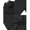 imageCOOFANDY Mens Casual Button Down Short Sleeve Shirts Summer Beach Wedding Shirt Vacation Cotton ShirtsBlack