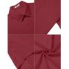 imageCOOFANDY Mens Casual Button Down Short Sleeve Shirts Summer Beach Wedding Shirt Vacation Cotton ShirtsBurgundy