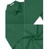 imageCOOFANDY Mens Casual Button Down Short Sleeve Shirts Summer Beach Wedding Shirt Vacation Cotton ShirtsEvergreen