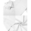 imageCOOFANDY Mens Casual Button Down Short Sleeve Shirts Summer Beach Wedding Shirt Vacation Cotton ShirtsWhite