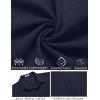 imageCOOFANDY Mens Linen Shirt Casual Short Sleeve Button Down Shirt Summer Beach Vacation Wedding WearBlueviolet