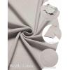 imageCOOFANDY Mens Short Sleeve Button Down Shirt Casual Summer Beach Shirts Waffle Knit Shirt Wrinkle Free Untucked ShirtLight Grey