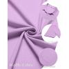 imageCOOFANDY Mens Short Sleeve Button Down Shirt Casual Summer Beach Shirts Waffle Knit Shirt Wrinkle Free Untucked ShirtLight Purple