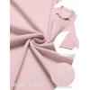 imageCOOFANDY Mens Short Sleeve Button Down Shirt Casual Summer Beach Shirts Waffle Knit Shirt Wrinkle Free Untucked ShirtPink