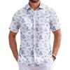 White - Blue Floral