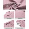 imageCOOFANDY Mens Beach Outfits 2 Piece Sets Casual Short Sleeve Button Down Summer Textured ShirtDark Pink