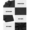 imageCOOFANDY Mens Casual Shirts Short Sleeve Button Down Shirt Wrinkle Free Summer ShirtBlack