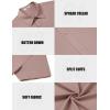 imageCOOFANDY Mens Casual Shirts Short Sleeve Button Down Shirt Wrinkle Free Summer ShirtPink