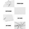 imageCOOFANDY Mens Casual Shirts Short Sleeve Button Down Shirt Wrinkle Free Summer ShirtWhite