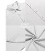 imageCOOFANDY Mens Casual Summer Beach Shirt Button Down Short Sleeve Shirts Vacation Shirt Cotton Linen ShirtsWhite
