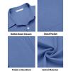 imageCOOFANDY Mens Oxford Shirt Long Sleeve Casual Button Down Shirts Regular Fit Dress ShirtsRoyal Blue