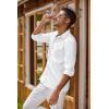 imageCOOFANDY Mens Oxford Shirt Long Sleeve Casual Button Down Shirts Regular Fit Dress ShirtsWhite