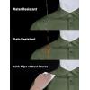imageCOOFANDY Mens Short Sleeve Dress Shirts Stain Shield Button Down Shirt for Summer Business Wedding PartyArmy Green