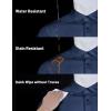 imageCOOFANDY Mens Short Sleeve Dress Shirts Stain Shield Button Down Shirt for Summer Business Wedding PartyDark Blue