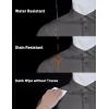 imageCOOFANDY Mens Short Sleeve Dress Shirts Stain Shield Button Down Shirt for Summer Business Wedding PartyDark Gray