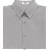 imageCOOFANDY Mens Button Down Shirts Stain Shield Dress Shirts Short Sleeve Summer Business Casual ShirtsLight Grey