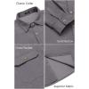 imageCOOFANDY Mens Corduroy Shirt Casual Button Down Shirt Jacket Lightweight ShacketDark Grey