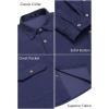 imageCOOFANDY Mens Corduroy Shirt Casual Button Down Shirt Jacket Lightweight ShacketNavy Blue