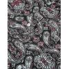 imageCOOFANDY Mens Paisley Printed Shirts Casual Long Sleeve Button Down Shirts Floral Dress Shirt with PocketsBlack