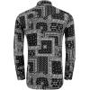 imageCOOFANDY Mens Paisley Printed Shirts Casual Long Sleeve Button Down Shirts Floral Dress Shirt with PocketsBlackprint01